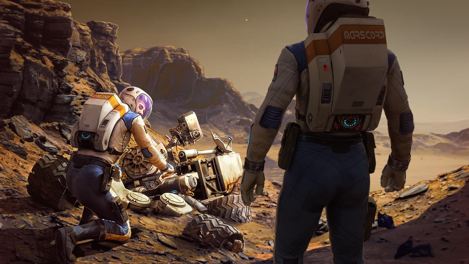 terraformers video game illustration