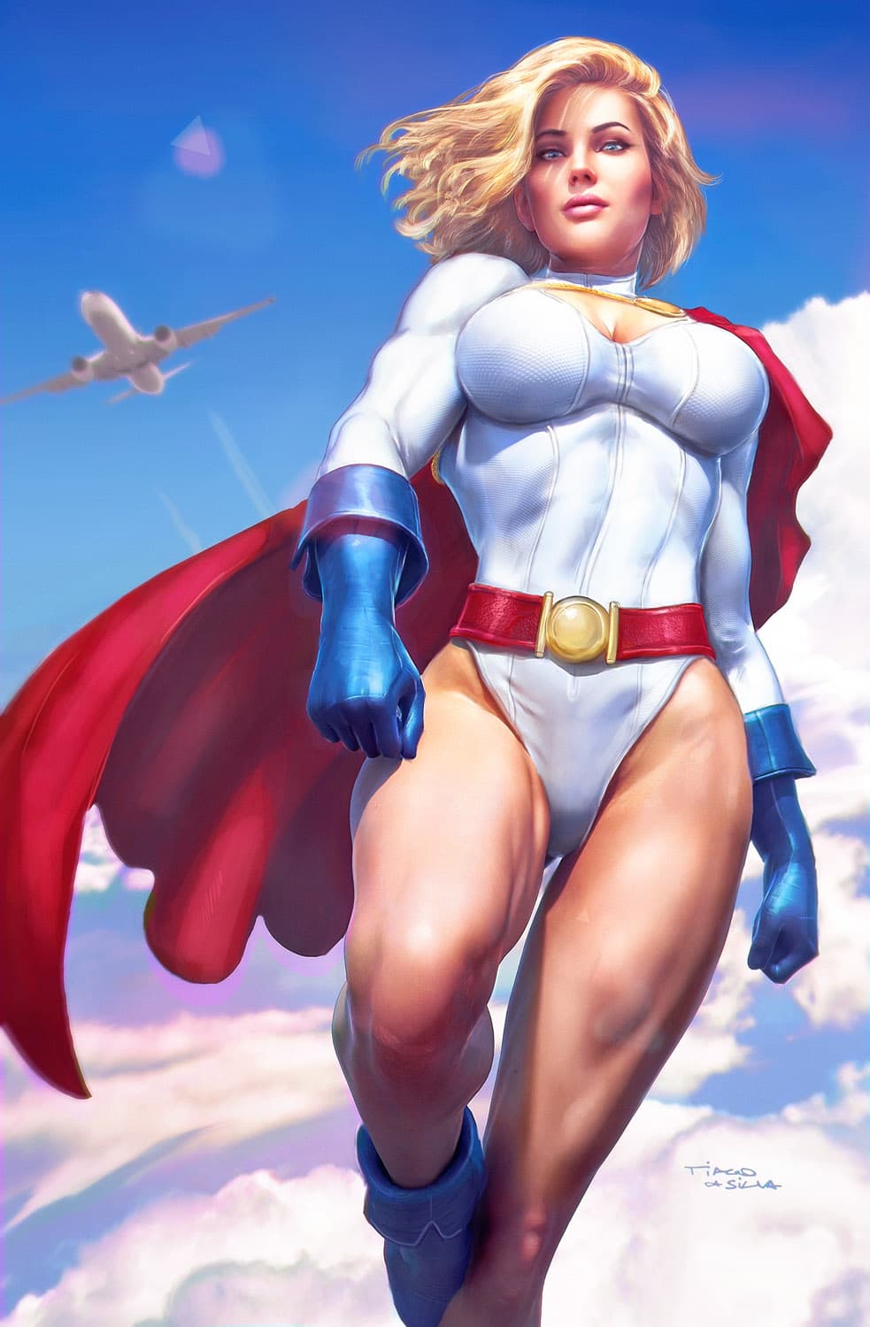 power girl dc comics Comic art and cover illustration